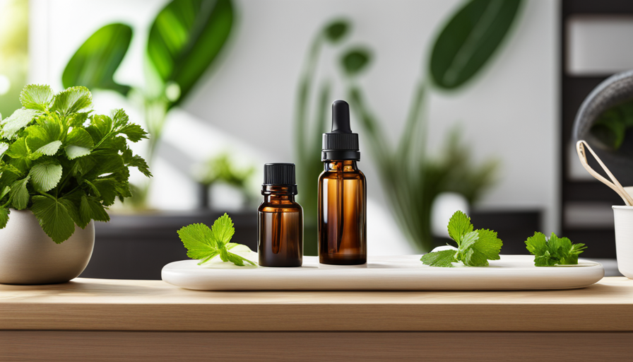 An image showcasing the versatile uses of cilantro essential oil