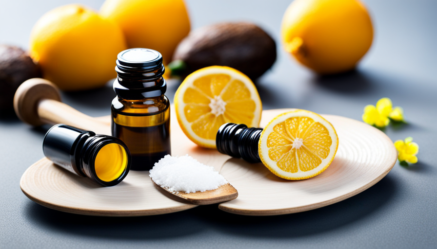 An image showcasing the invigorating benefits of Yuzu essential oil